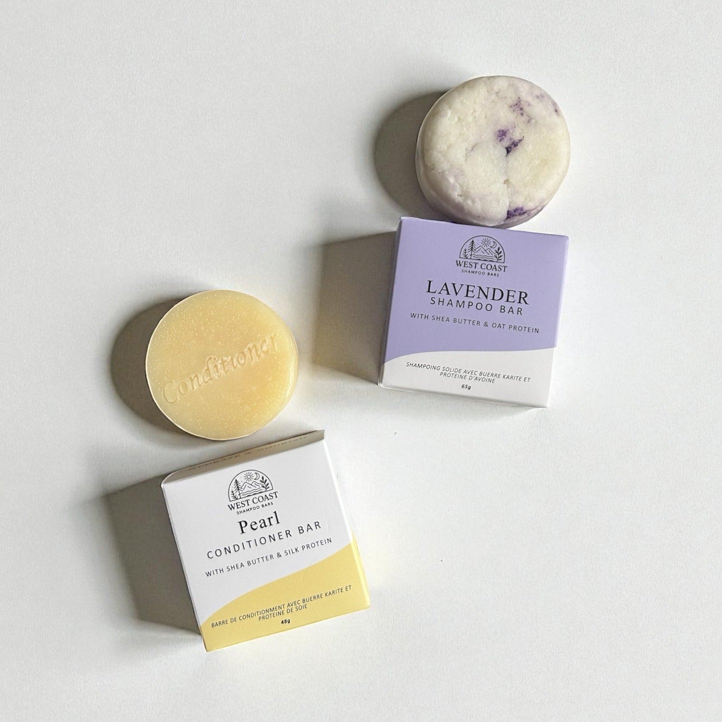 Lavender Shampoo Bar & Pearl Conditioner Bar