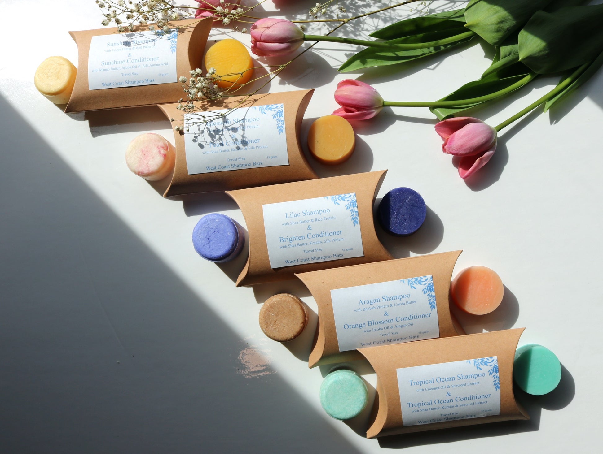 Travel size shampoo and conditioner gift packages for weddings & swag bags