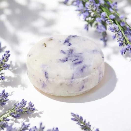 Lavender Shampoo Bar with amazing leather, nourishing 