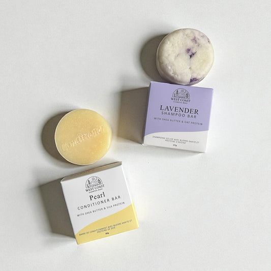 Lavender Shampoo Bar & Pearl Conditioner Bar